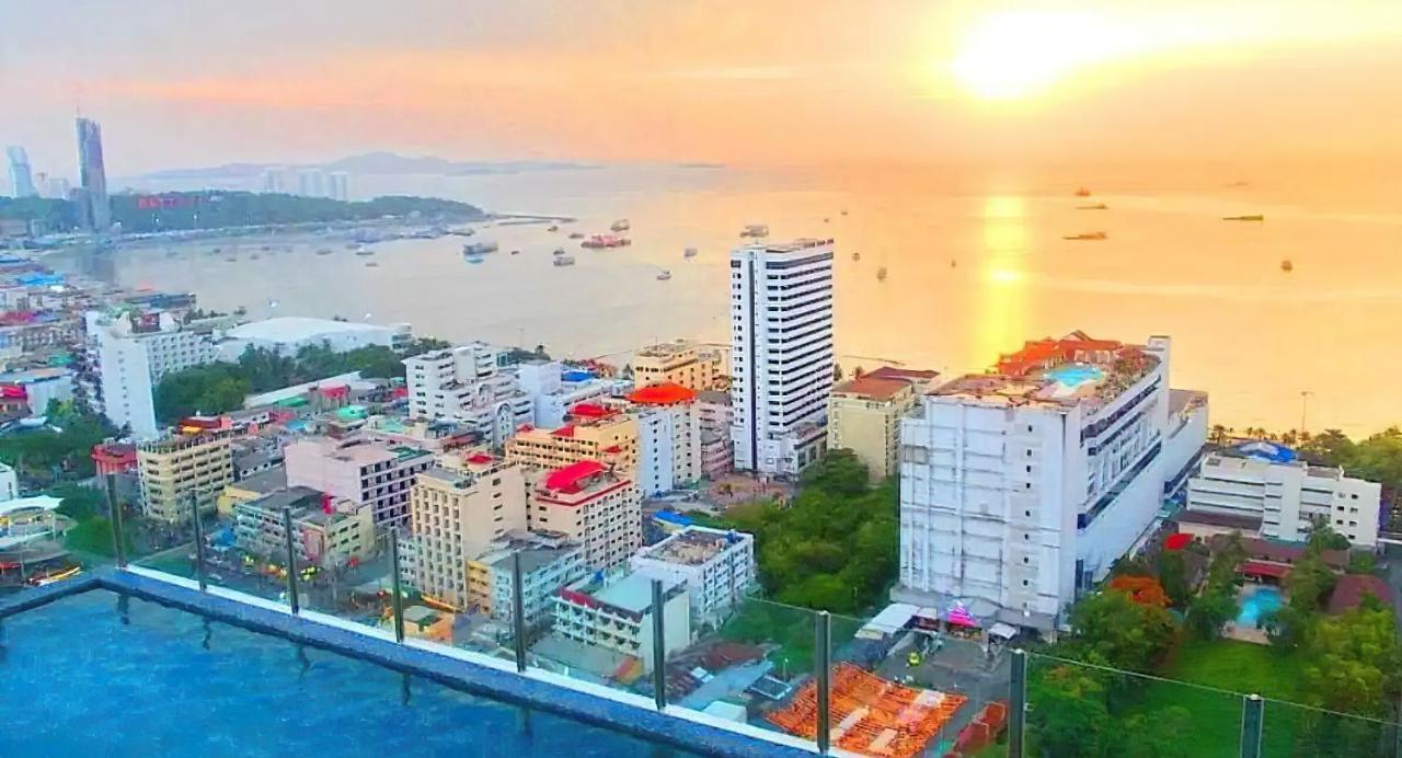 Central Pattaya - Infinity Pool Condo Pattaya View Eksteriør billede