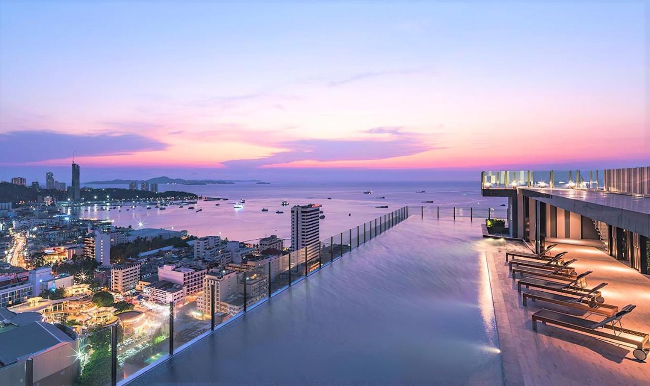 Central Pattaya - Infinity Pool Condo Pattaya View Eksteriør billede
