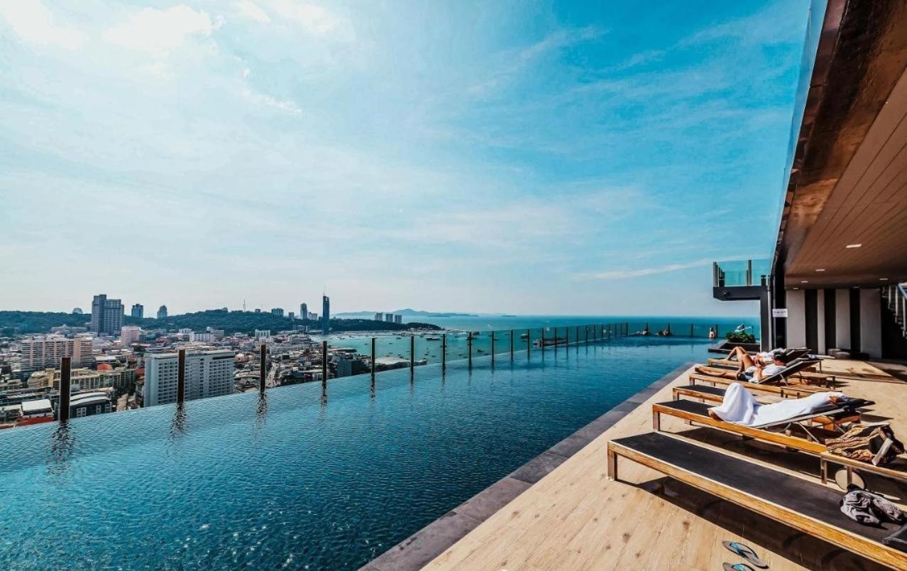 Central Pattaya - Infinity Pool Condo Pattaya View Eksteriør billede