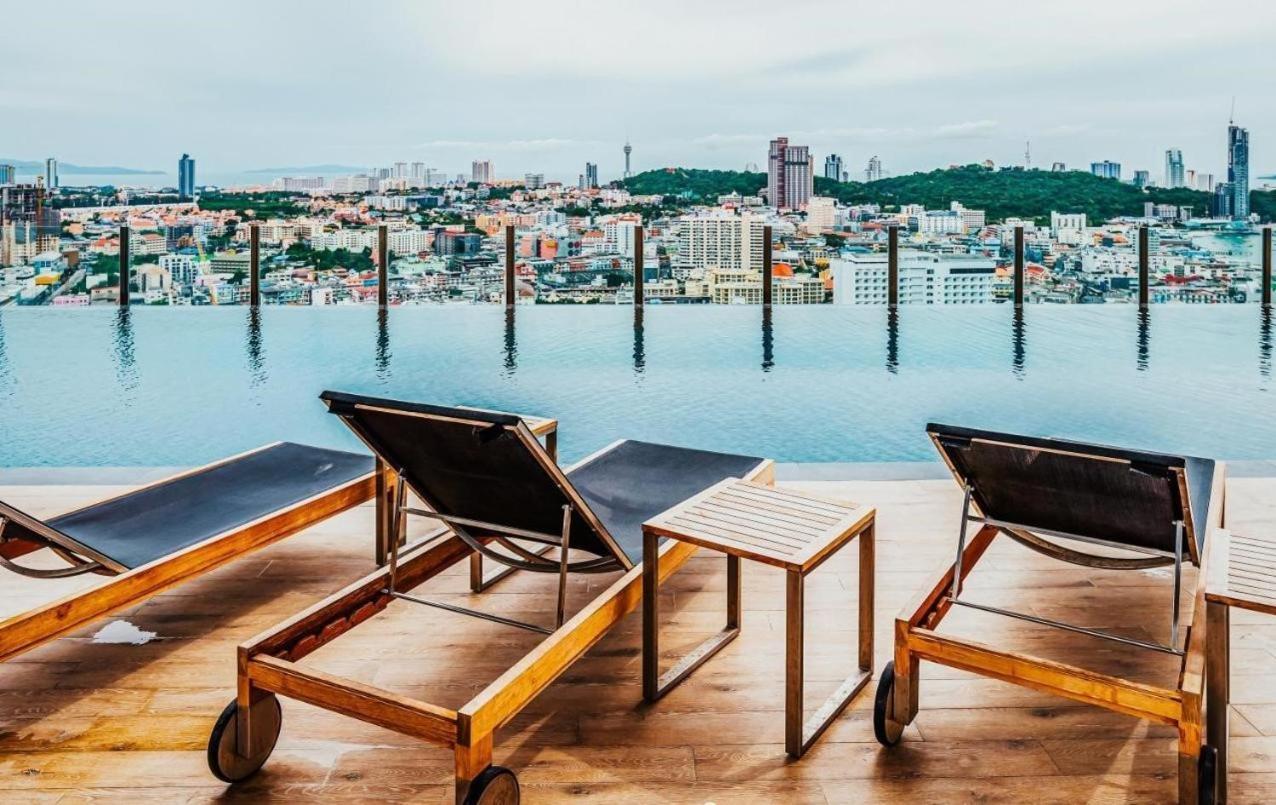 Central Pattaya - Infinity Pool Condo Pattaya View Eksteriør billede